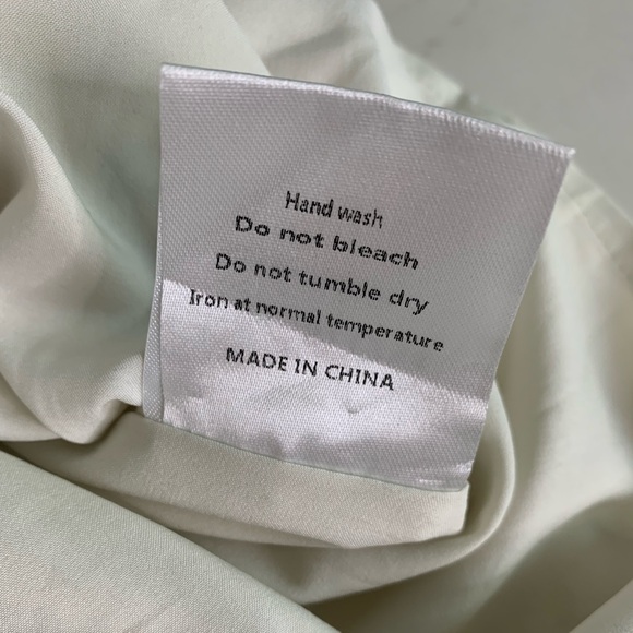 *SOLD* Simple Retro Cottage Core Lyric Printed Stand Collar Midi Dress Size Smal - Picture 14 of 16